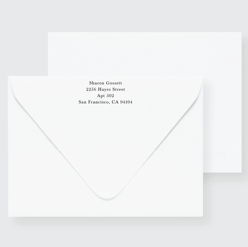 Basic Envelopes - Simple Serif